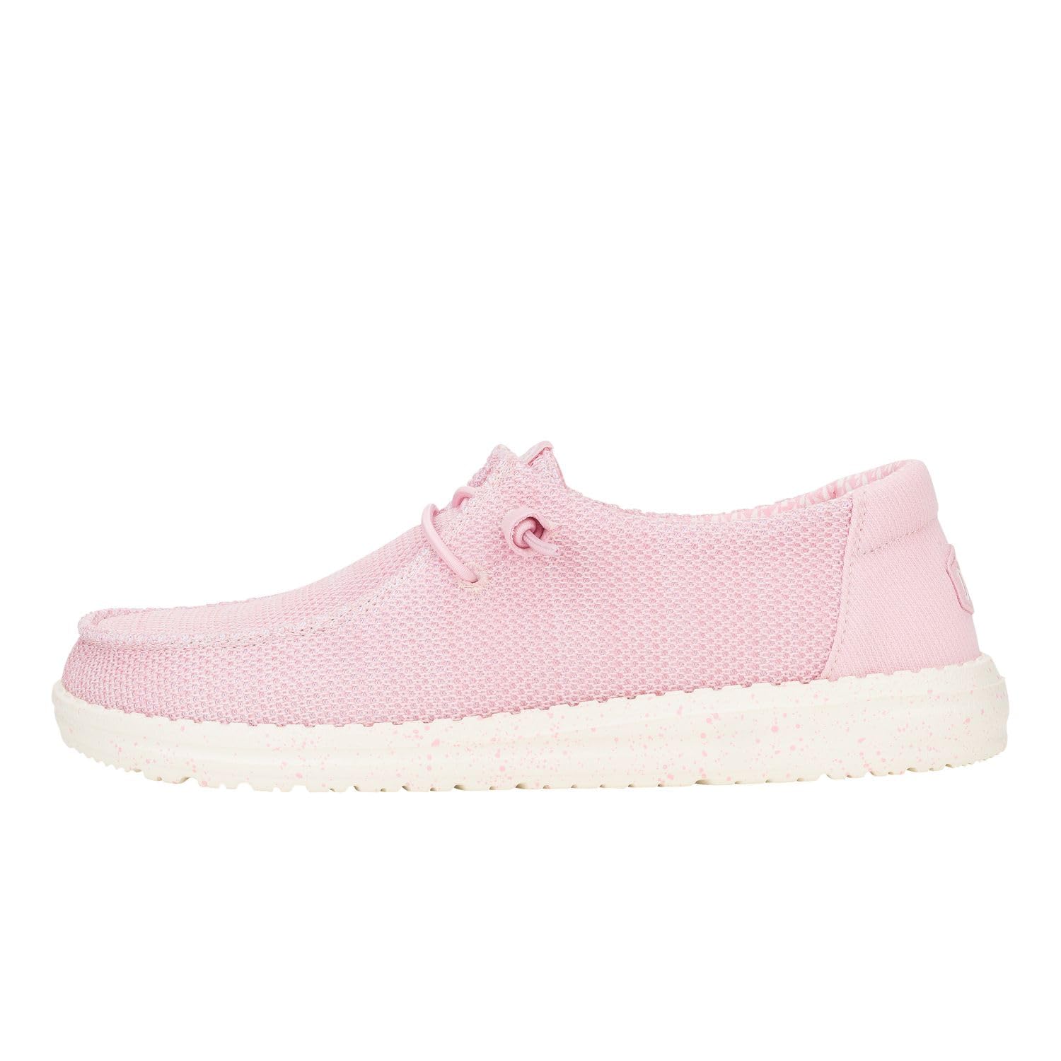 HEYDUDE Wendy Stretch Sox Rosette Size 12, Women’s Shoes, Slip-on Loafers, Comfortable & Light-Weight