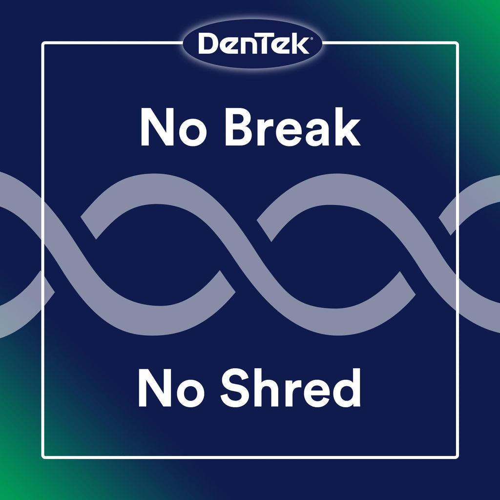 DenTek Advanced Clean Floss Picks with No Break & No Shred Dental Floss, Plaque Remover, 150 Count, Pack of 3