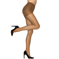 Hanes Alive Control Top Reinforced Toe Sheer Pantyhose for Ultimate Comfort and Support, Barely There, Size F (Pack of 1)