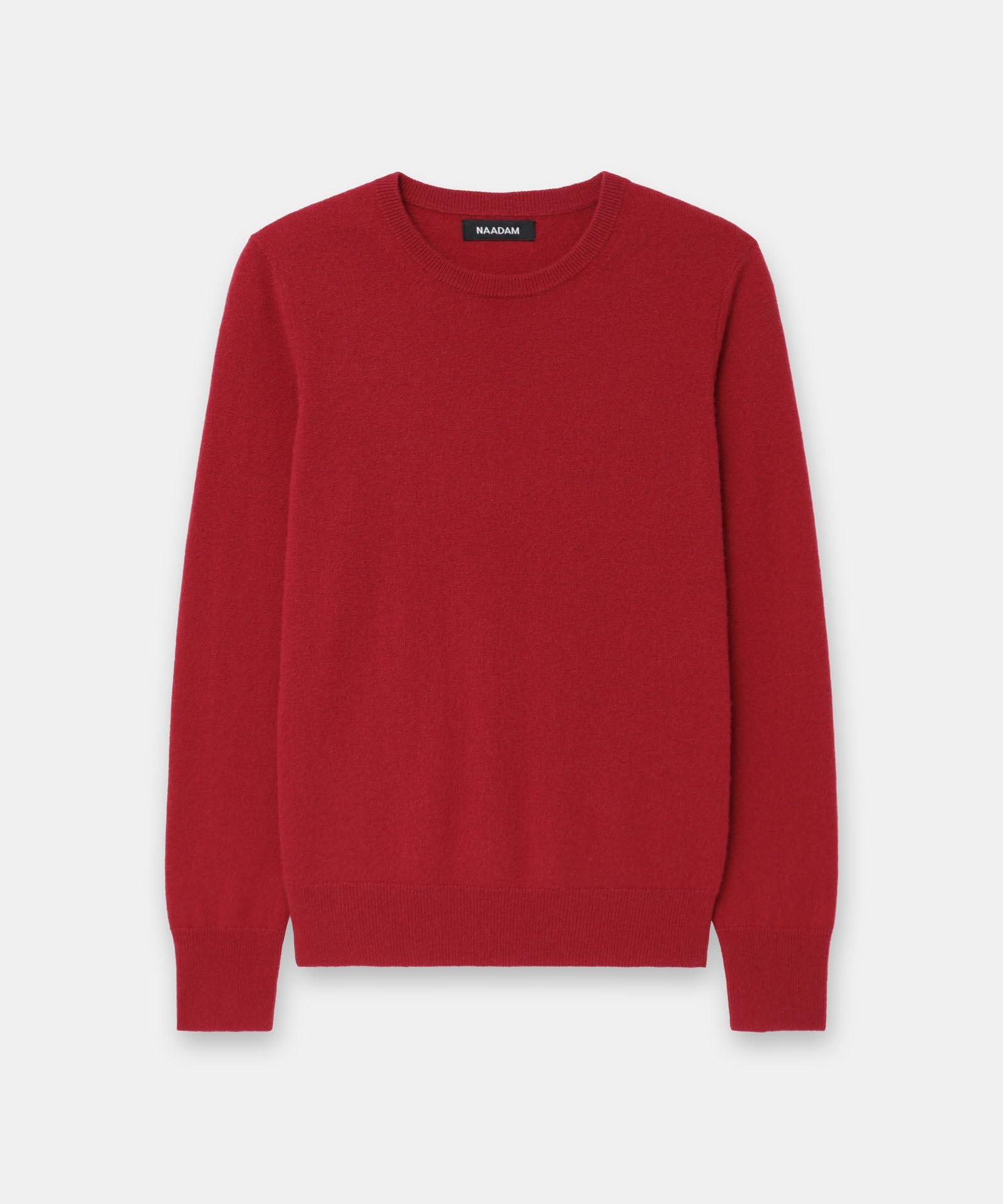 NAADAM The Original Cashmere Crewneck Sweater,Red,XL