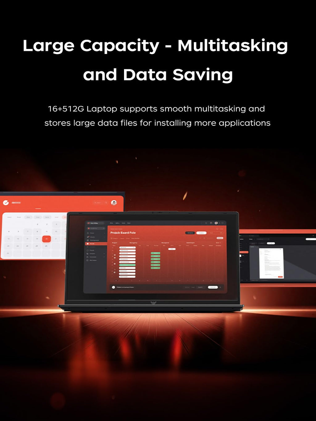 KAIGERR Gaming Laptop, 15.6inch Laptop with AMD Ryzen 7 7730U(8C/16T, Up to 4.5GHz), 16GB RAM 512GB NVMe SSD Windows 11 High Performance Laptop Computer, Up to 2TB, Radeon RX Vega 8 Graphics, WiFi 6