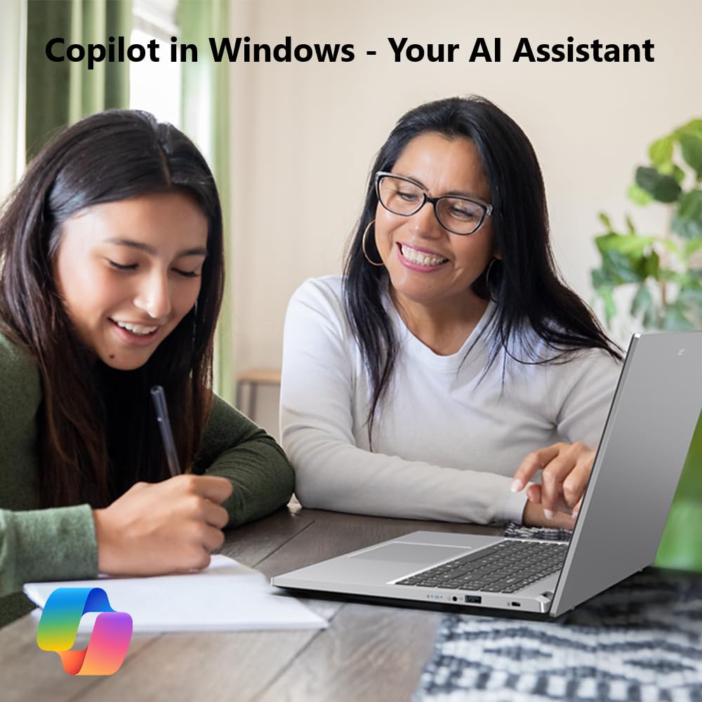 acer Aspire Go 15 AI Ready Laptop | 15.6" FHD IPS Display | AMD Ryzen 3 7320U | AMD Radeon 610M Graphics | 8GB LPDDR5 | 128GB PCIe SSD | Wi-Fi 6 | Windows 11 Home in S Mode | AG15-21P-R5YG