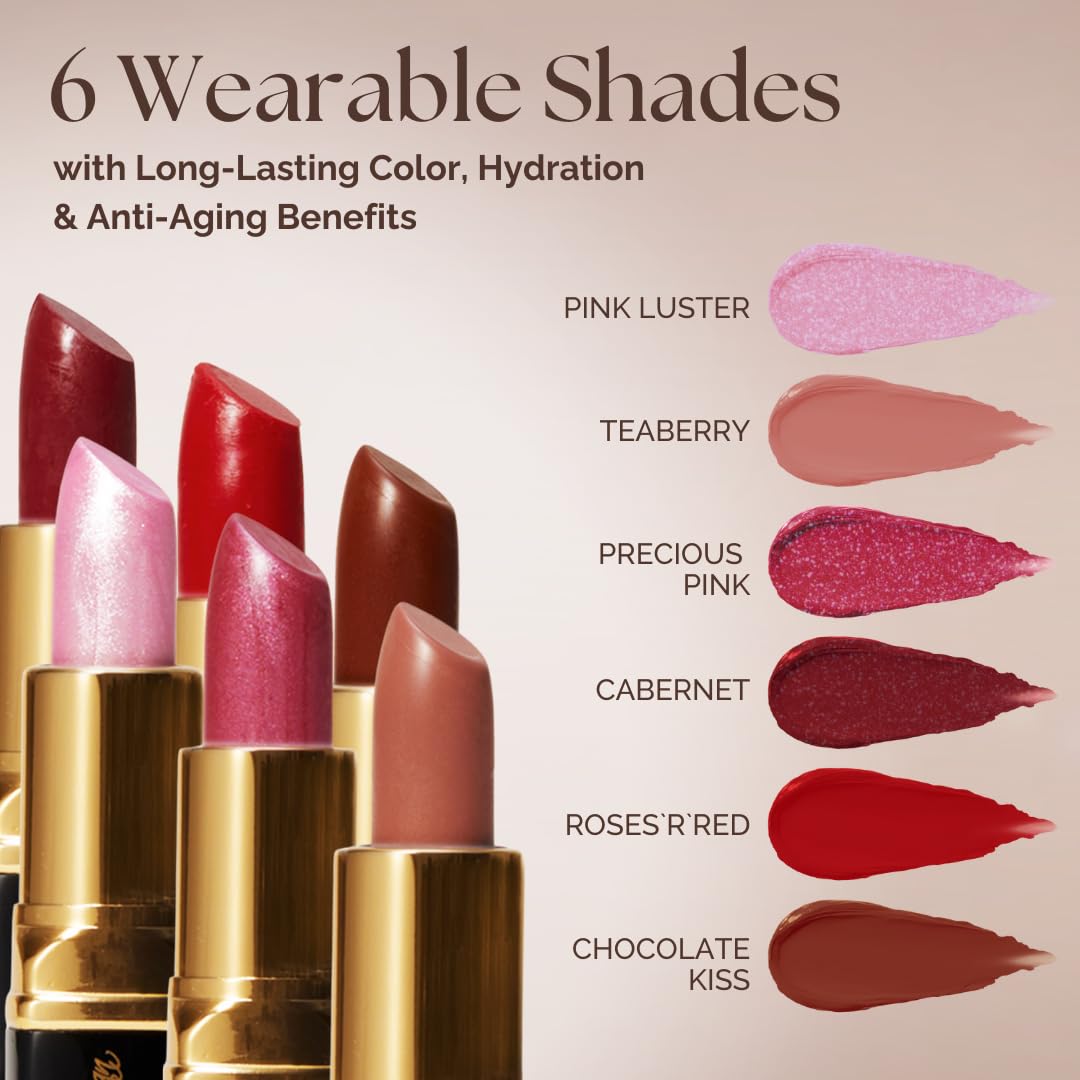 Essence Of Argan Pink Lip Stick for Cracked and Dry Lips - 100% Pure Argan Oil, Shea Butter, Jojoba Oil & Aloe Vera - Hydrating Long Lasting Lipstick - Deep Moisturizing Pink LipStick for Women