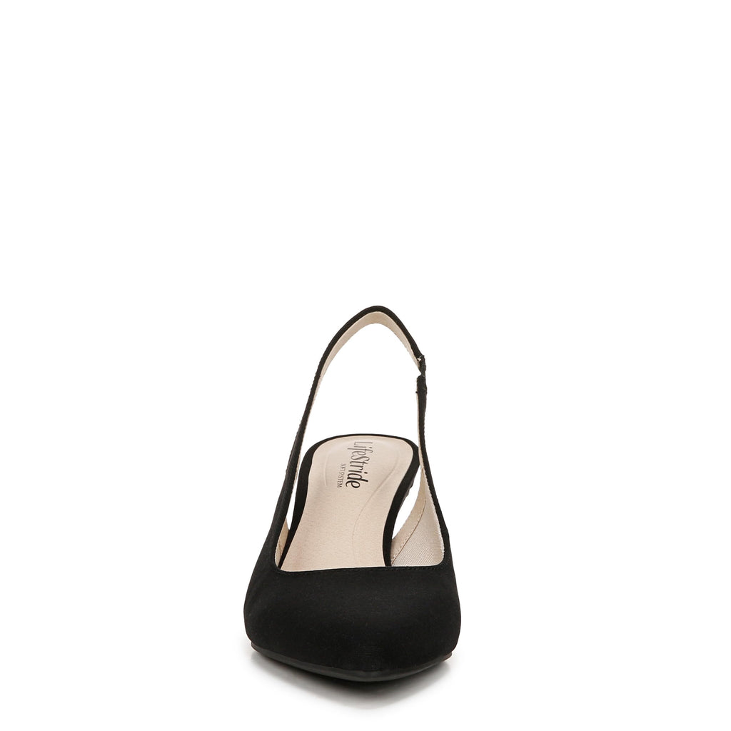 LifeStride Womens Annalise Pump Black Micron 8 W