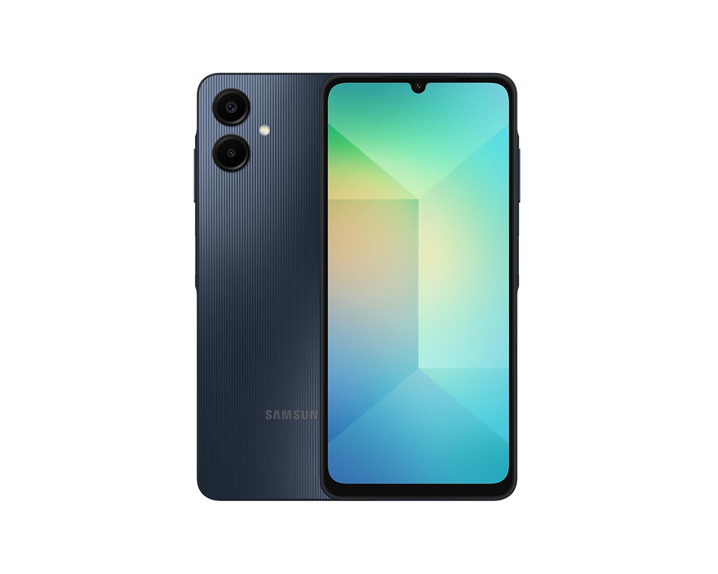Samsung Galaxy A06 4G LTE (64GB + 4GB) Latin Version SM-A065M/DS Factory Unlocked 6.7" Dual Sim 50MP Dual Cam (Case Bundle) - (Black)