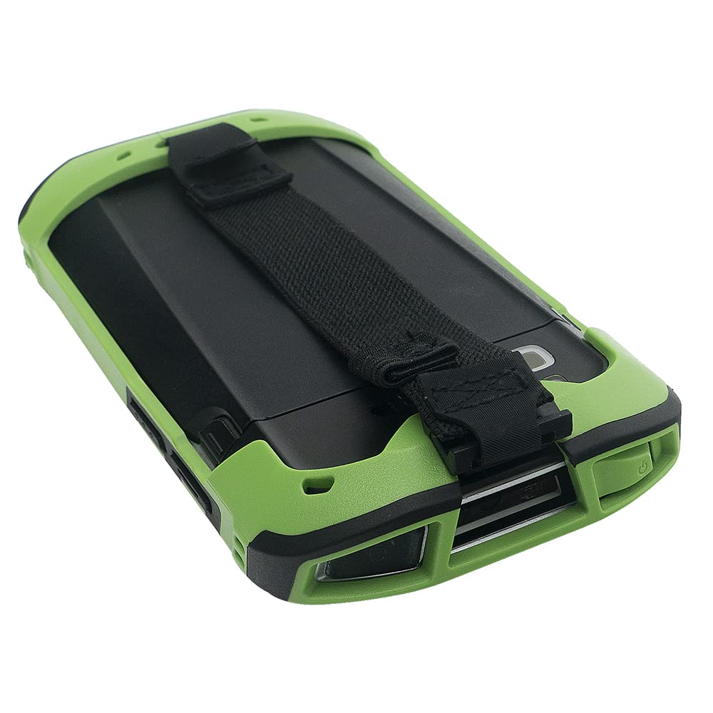 IYOUBOL Protective Cover Bumper Case Rugged Boot with Hand Strap for Zebra TC51 TC510K TC52 TC56 TC57 TC57X TC52X TC5X (Green)