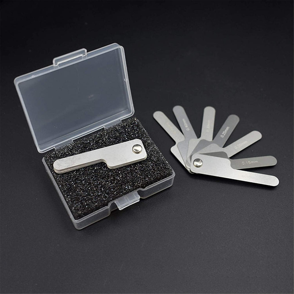 Silver Dental Orthodontic Interproximal Enamel Reduction Stainless Steel Ipr Gauge Ruler 0.1-0.5 Mm, Metric and Imperial Measuring Tool, Personal Orthodontic Supplies, Health and Household, Oral Care