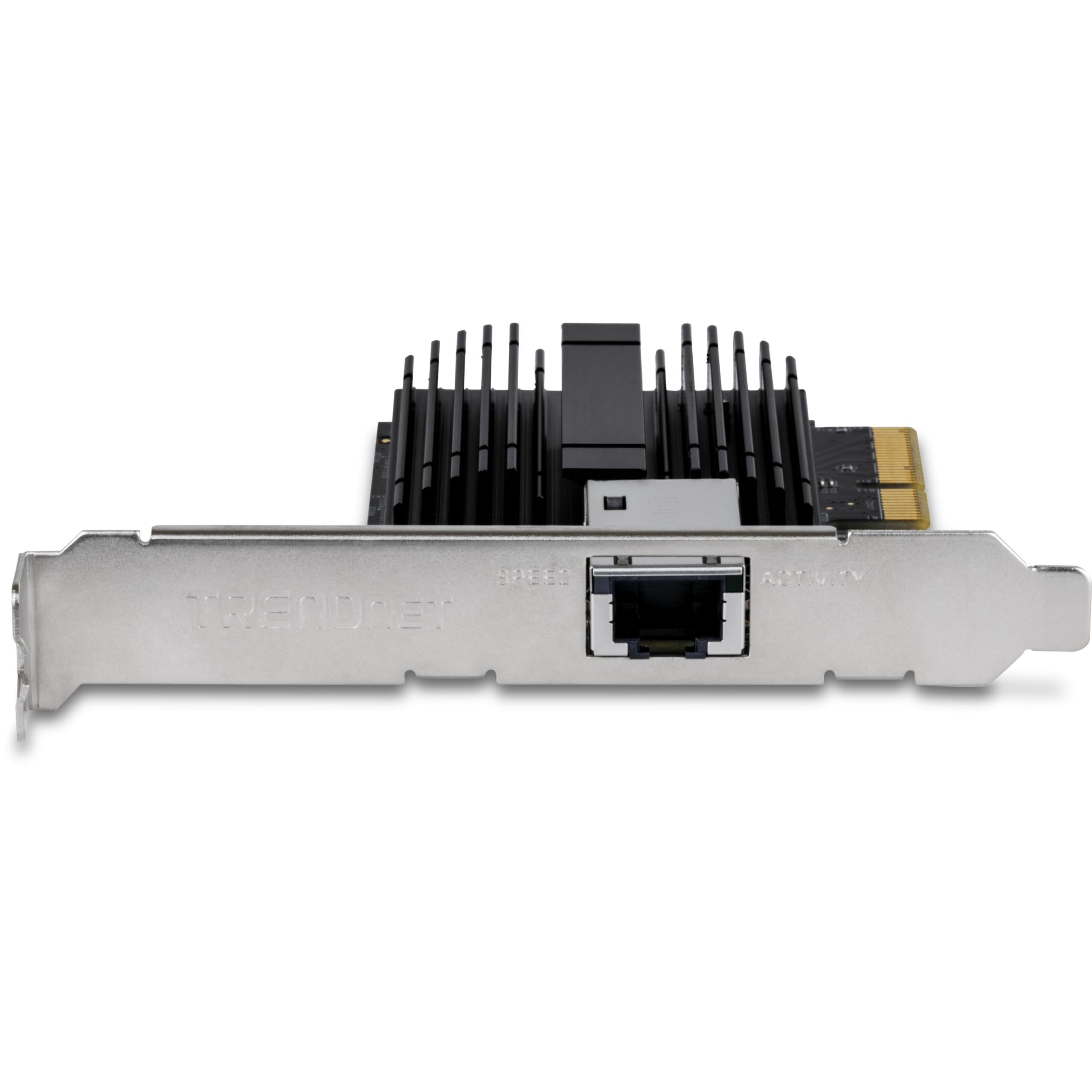 TRENDnet 10G PCIe Network Adapter, TEG-10GECTX, Convert a PCI Express Slot Into a 10 Gigabit Ethernet Port, 802.1Q VLAN Tagging, Windows and Windows Server Support