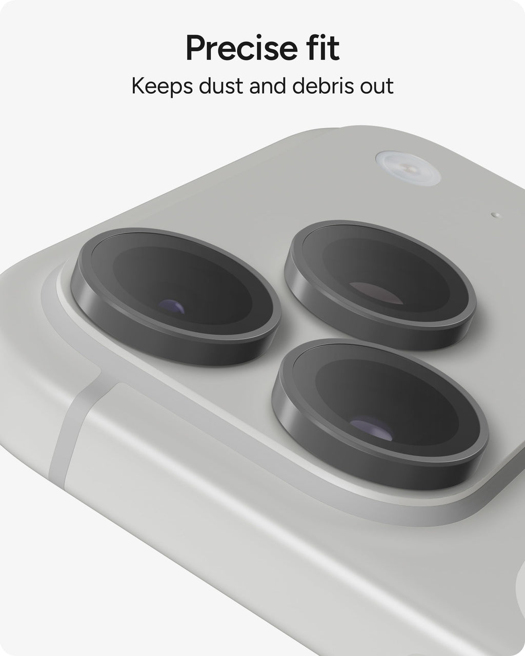 ZAGG Camera Lens Protector for iPhone 18 Pro/ 18 Pro Max, Silver