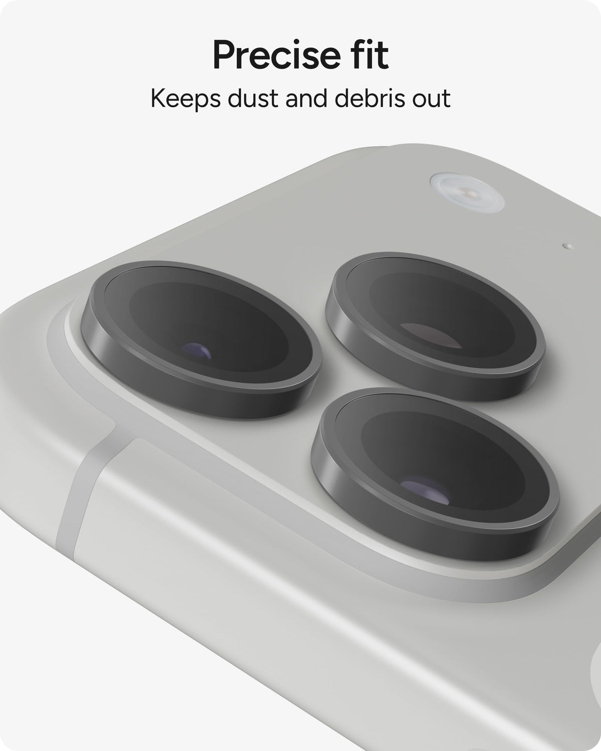 ZAGG Camera Lens Protector for iPhone 18 Pro/ 18 Pro Max, Silver