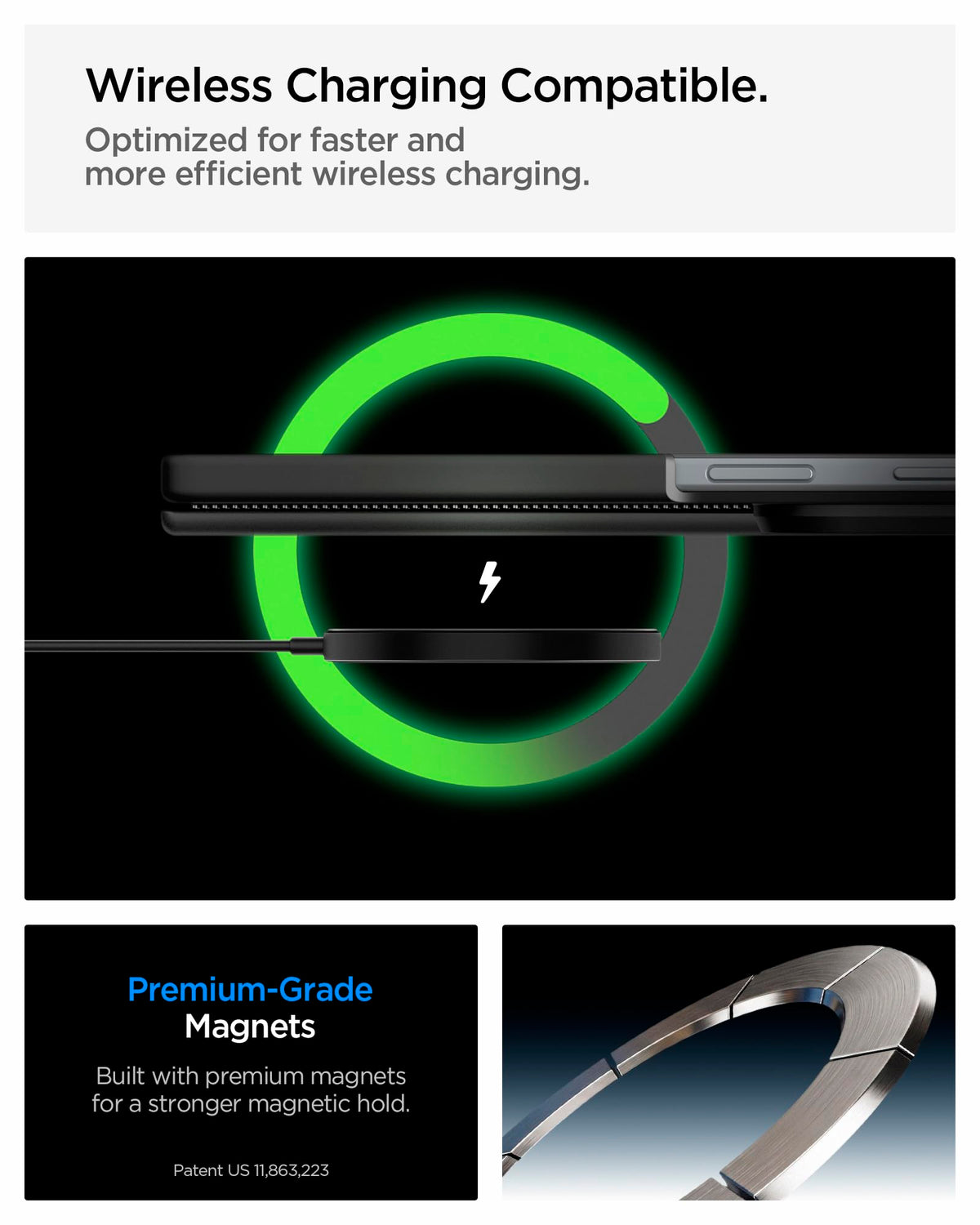 Spigen Slim Armor Pro MagFit for Galaxy Z Fold 8 Ultra Case, Black