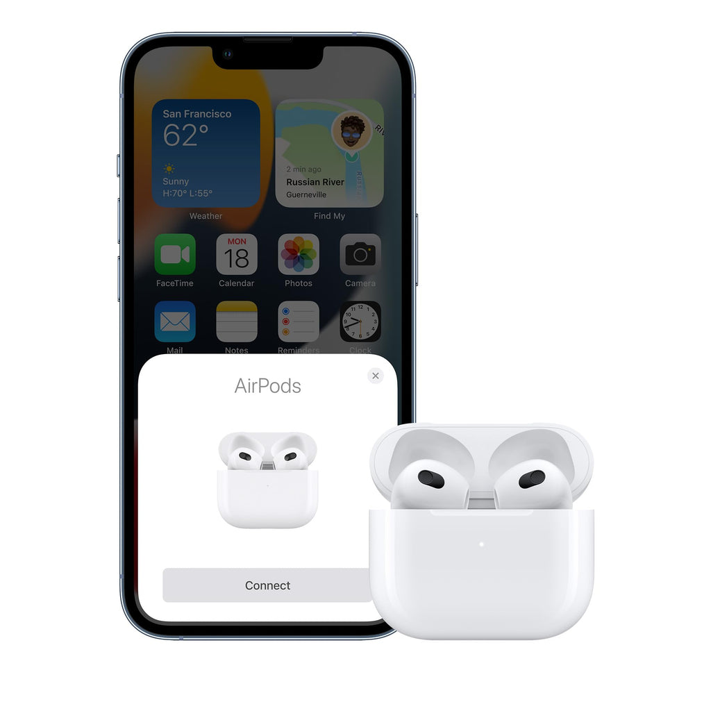 Apple AirPods (3rd Generation) EarPods with Lightning Charging Case & Apple 1-Year Limited Warranty