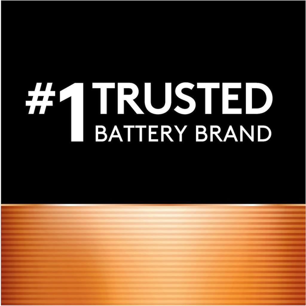 Duracell Coppertop D Batteries, 10 Count (1 Pack), D Battery with Long-Lasting Power, All-Purpose Alkaline Battery for Household and Office Devices