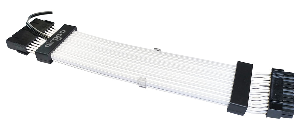 airgoo Addressable RGB ATX Strimer S2, ARGB PSU Extension Cable, Include ATX 24-pin 18AWG Wires, for AG-DRGB16 SignalRGB Controller (Not Included)