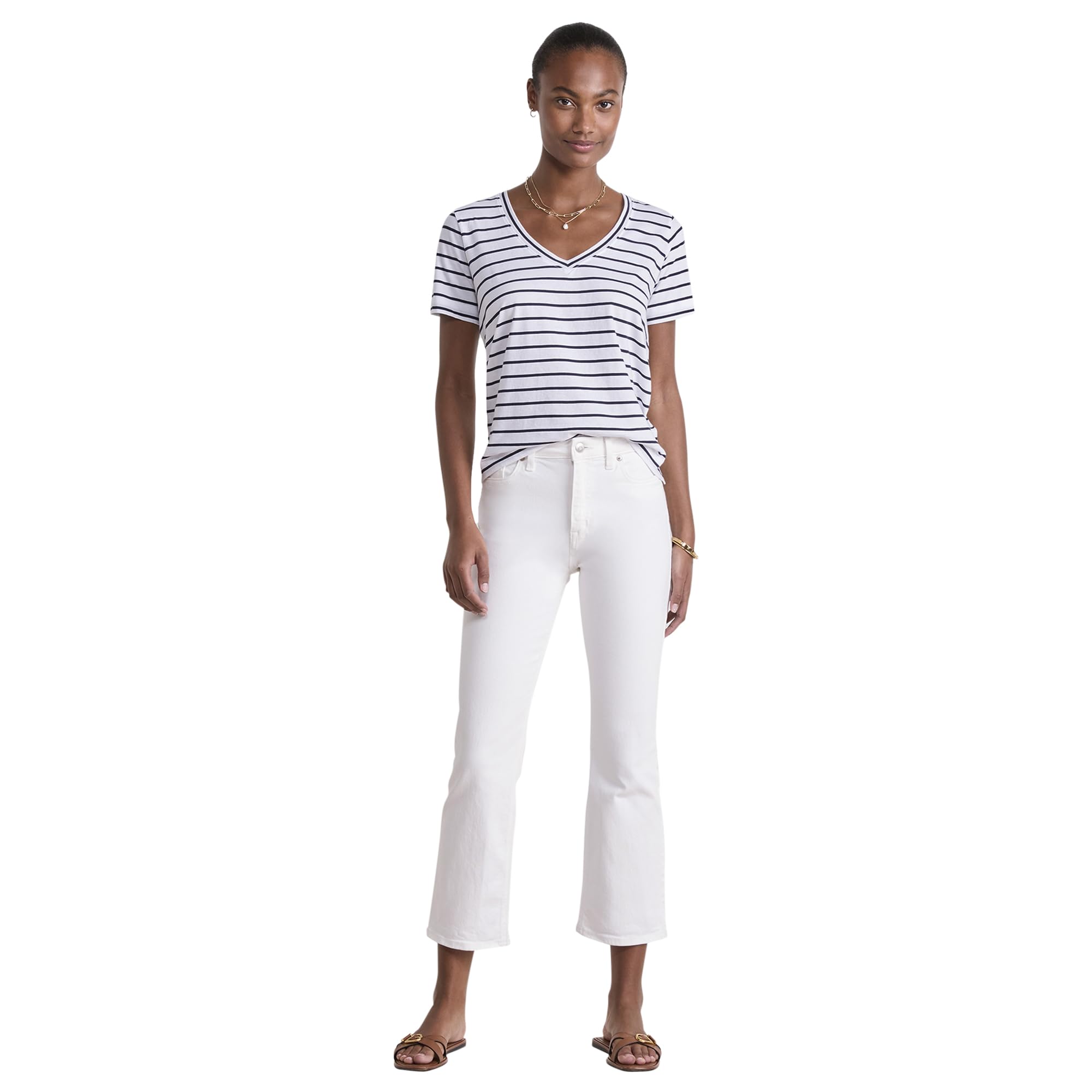 vineyard vines Audrey Ankle Jeans White
