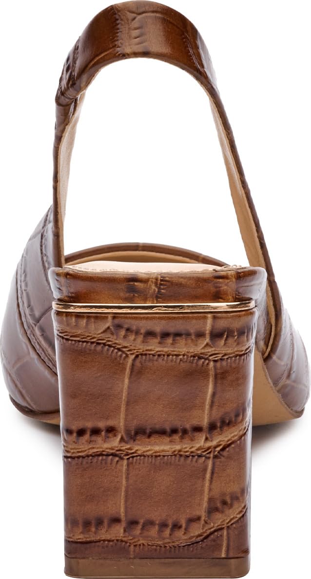 Vince Camuto womens Hamden Slingback Pump, Barn Brown, 7.5 US