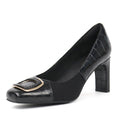 benassal Women Dress Pumps Orthotic Heels Orthopedic Bunion Shoes (8,Black)