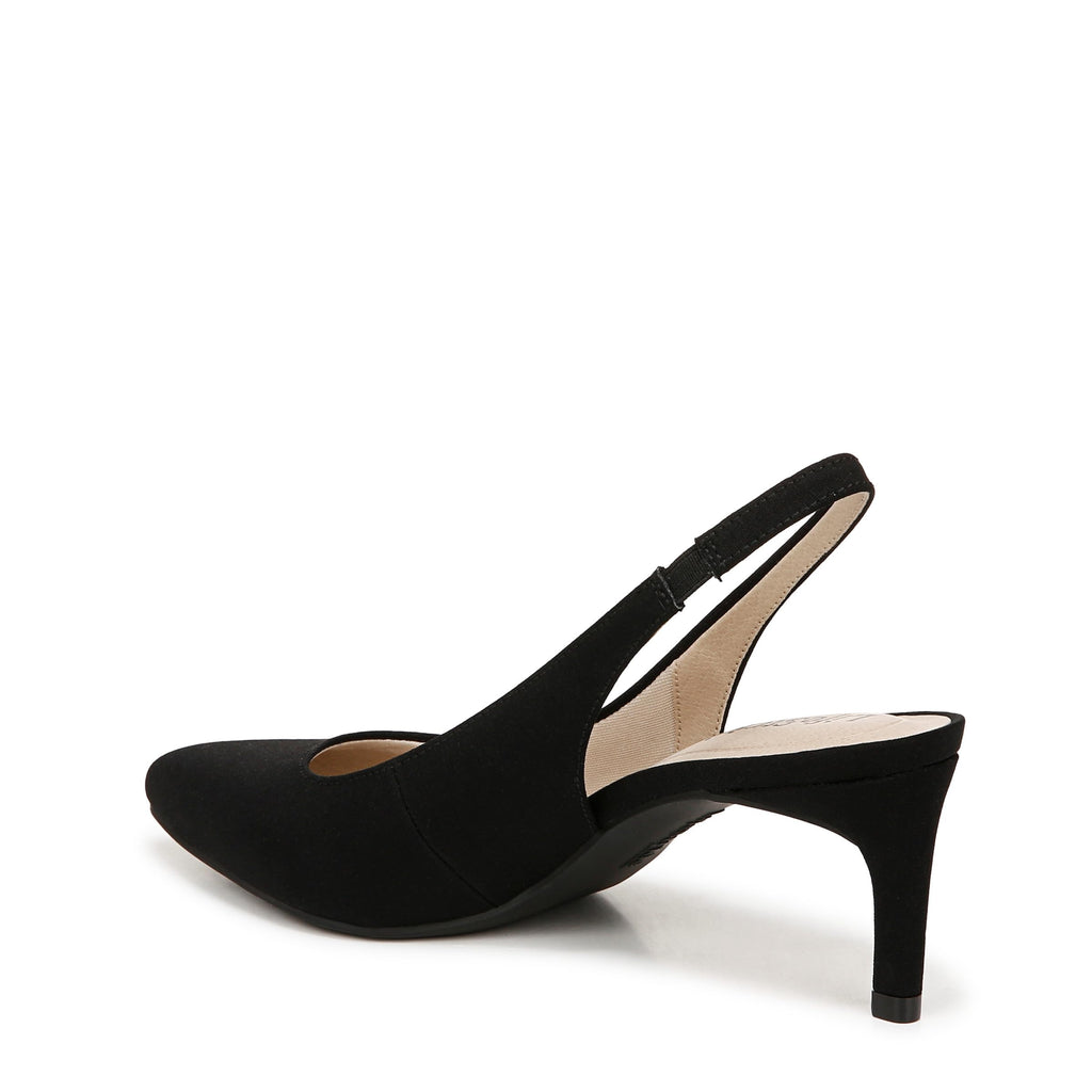 LifeStride Womens Annalise Pump Black Micron 8 W