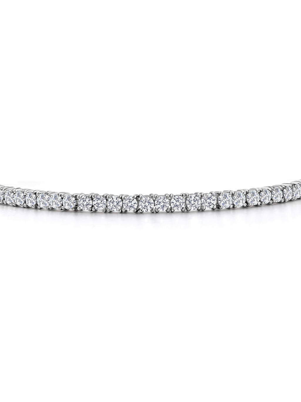 Gem Stone King 2 to 2.65 Cttw Lab Grown Diamond Tennis Bracelet for Women | 925 Sterling Silver | Round | E-F | VVS-VS | Adjustable Bolo Bracelet | Fits Up To 9 Inch Wrist | Sterling Silver | 2 Ct