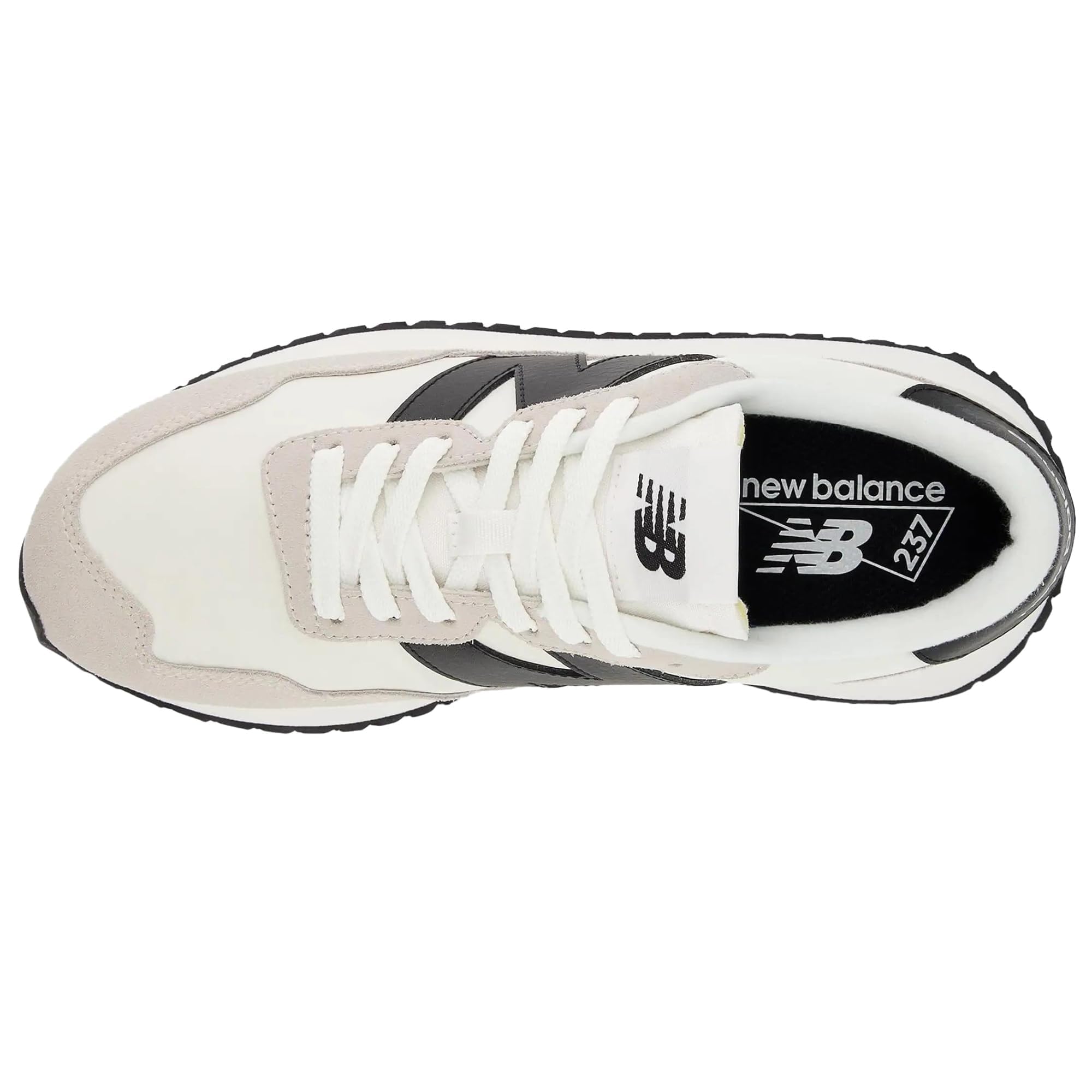 New Balance Women's 237 Sneaker, Sea Salt/Silver Birch/Black, 8 M