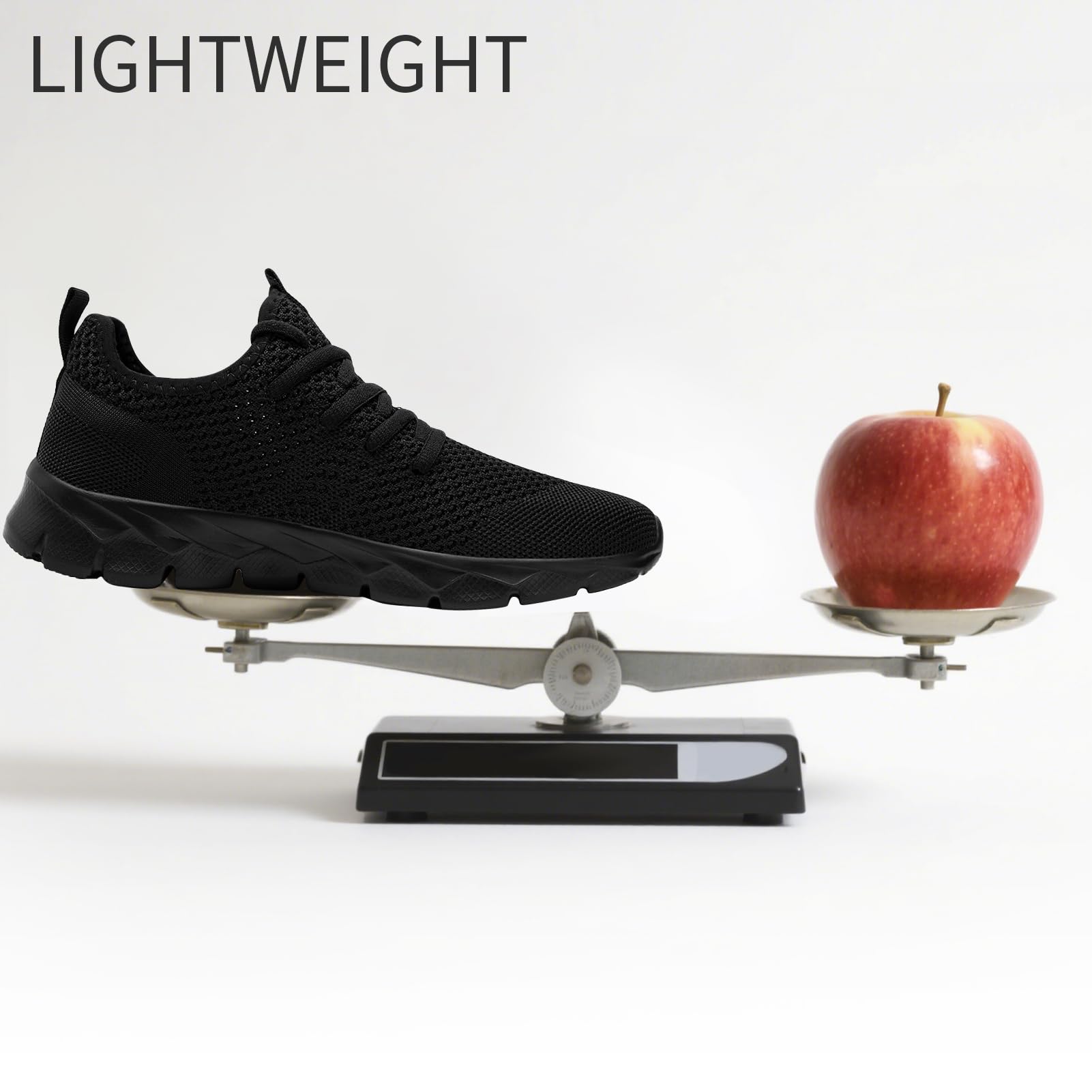 VLHGCG Running Black Shoes for Men Tennis Slip on Sneakers Casual Walking Fashion Shoe Lightweight Slippers Size 14.5