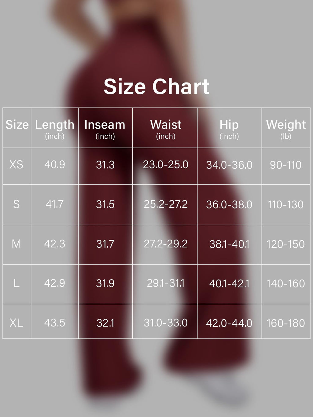 VOYJOY Straight Leggings Bottoms Wide Leg Pants for Women 29"/ 31.5"/33"/35" High Waist Stretch Casual Sweatpants