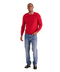 NAADAM The Original Cashmere Crewneck Sweater,Red,XL