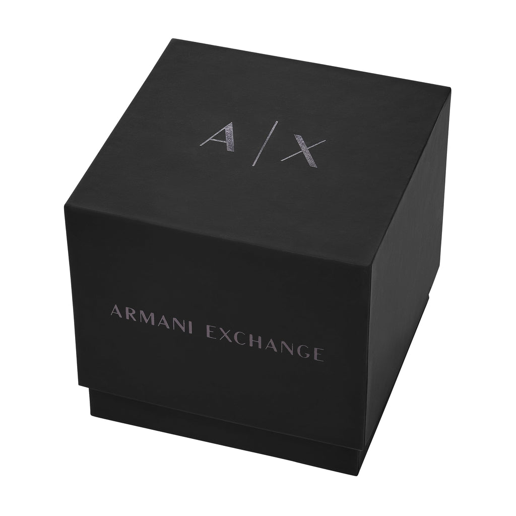 Armani Exchange A｜X Men's Chronograph Black & Gray Silicone Strap Watch (Model: A|X1331)