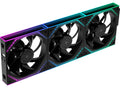 Thermalright TL-M12Q X3 120mm PC Case Fans, 2000RPM High Airflow, ARGB Daisy-Chain, Infinity-Mirror Lighting, 3-Pack
