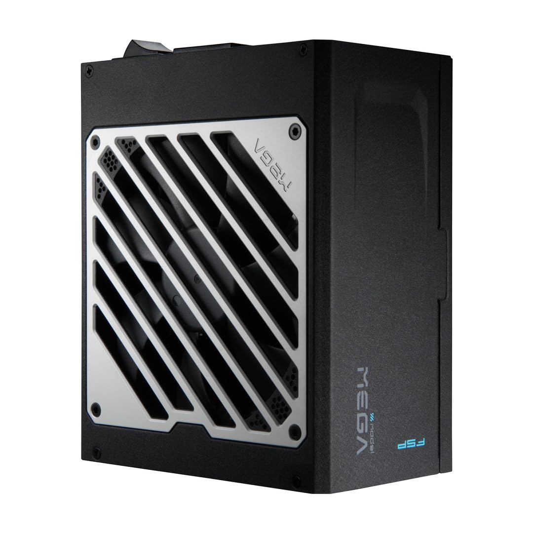 FSP MEGA TI 1650W Power Supply, 80 Plus & Cybenetics Titanium, Lambda A++, ATX3.1 & PCIe 5.1 (12V-2x6), Full Modular (MEGA-1650W)