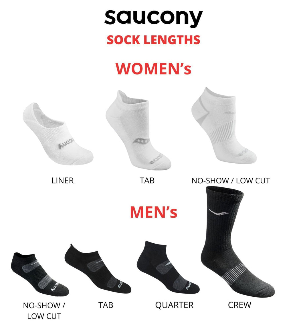 Saucony Women's RunDry Performance 8, 16 Pairs Heel Tab Athletic Socks, S-L, Grey Assorted (8 Pairs), Medium