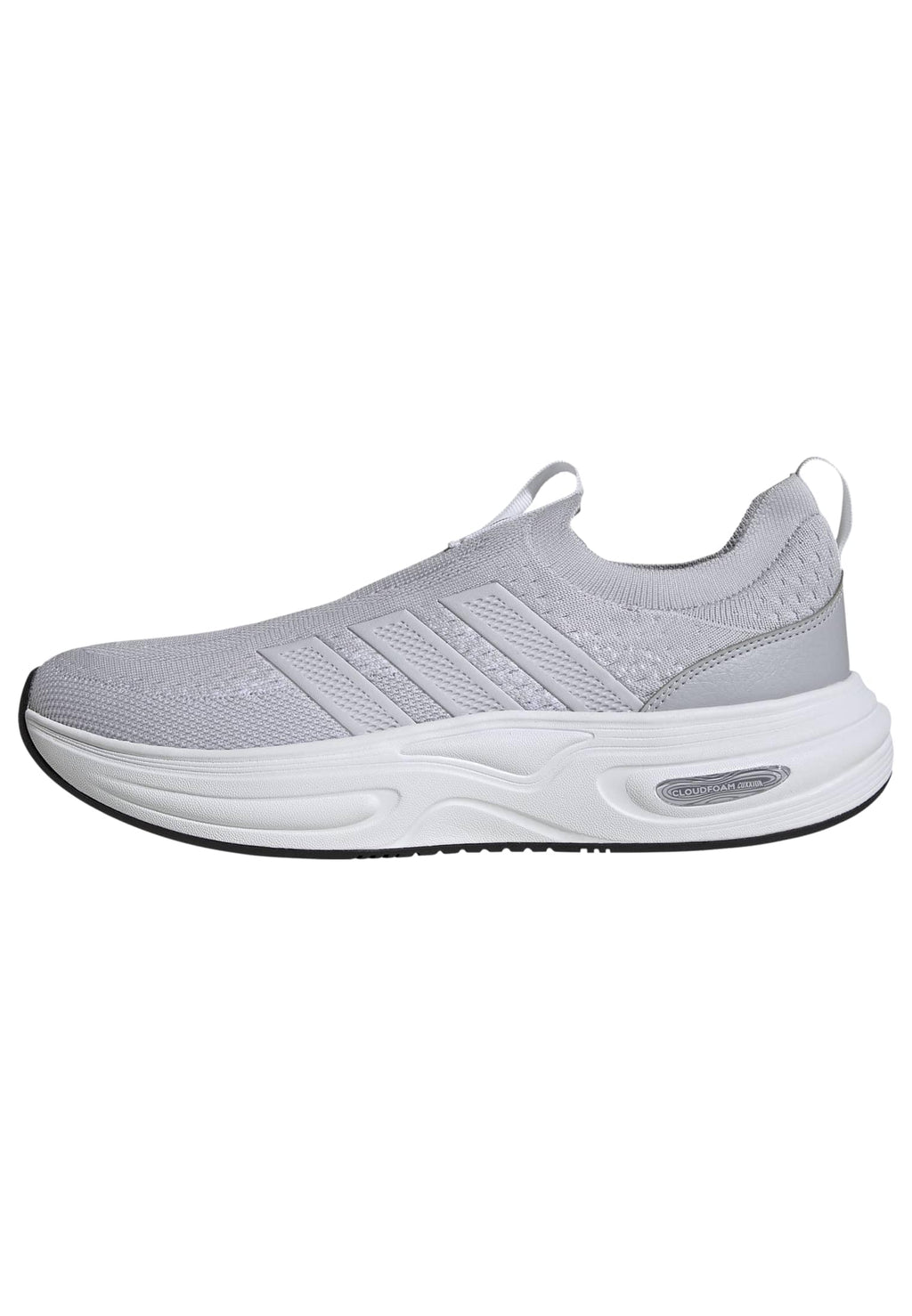 adidas Men's Cloudfoam Cuxxion - Sock, Solid Grey/Dash Grey/White, 10.5
