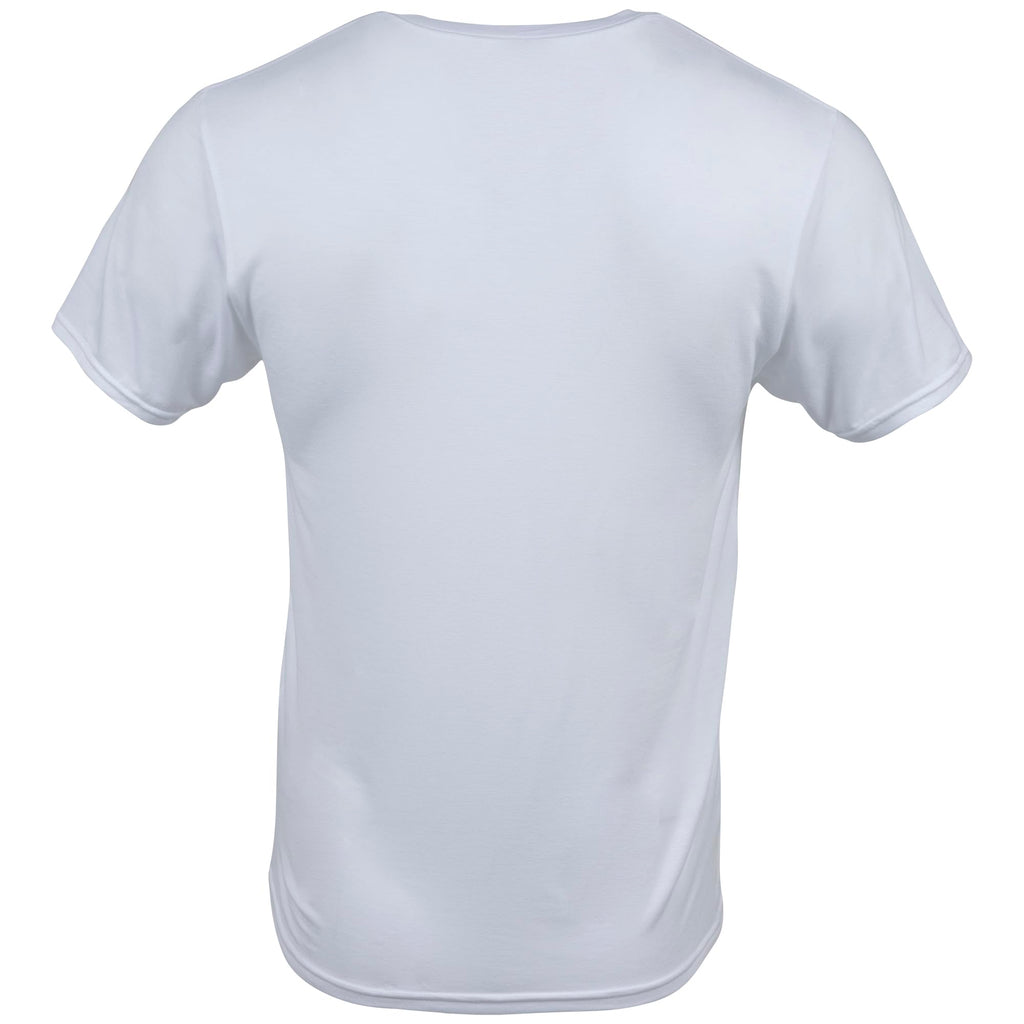 Gildan Men's V-Neck T-Shirts, Multipack, Style G1103, White (6-Pack), X-Large