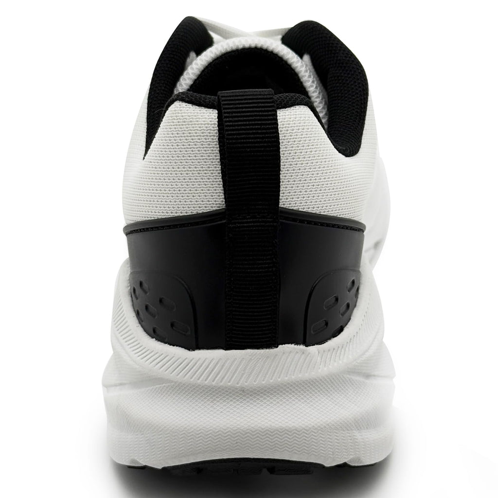 DWSTN Breathable Running Shoes for Men Non Slip Slip On Walking Shoes Lightweight Walking of Mesh Workout Fashion Comfortable White