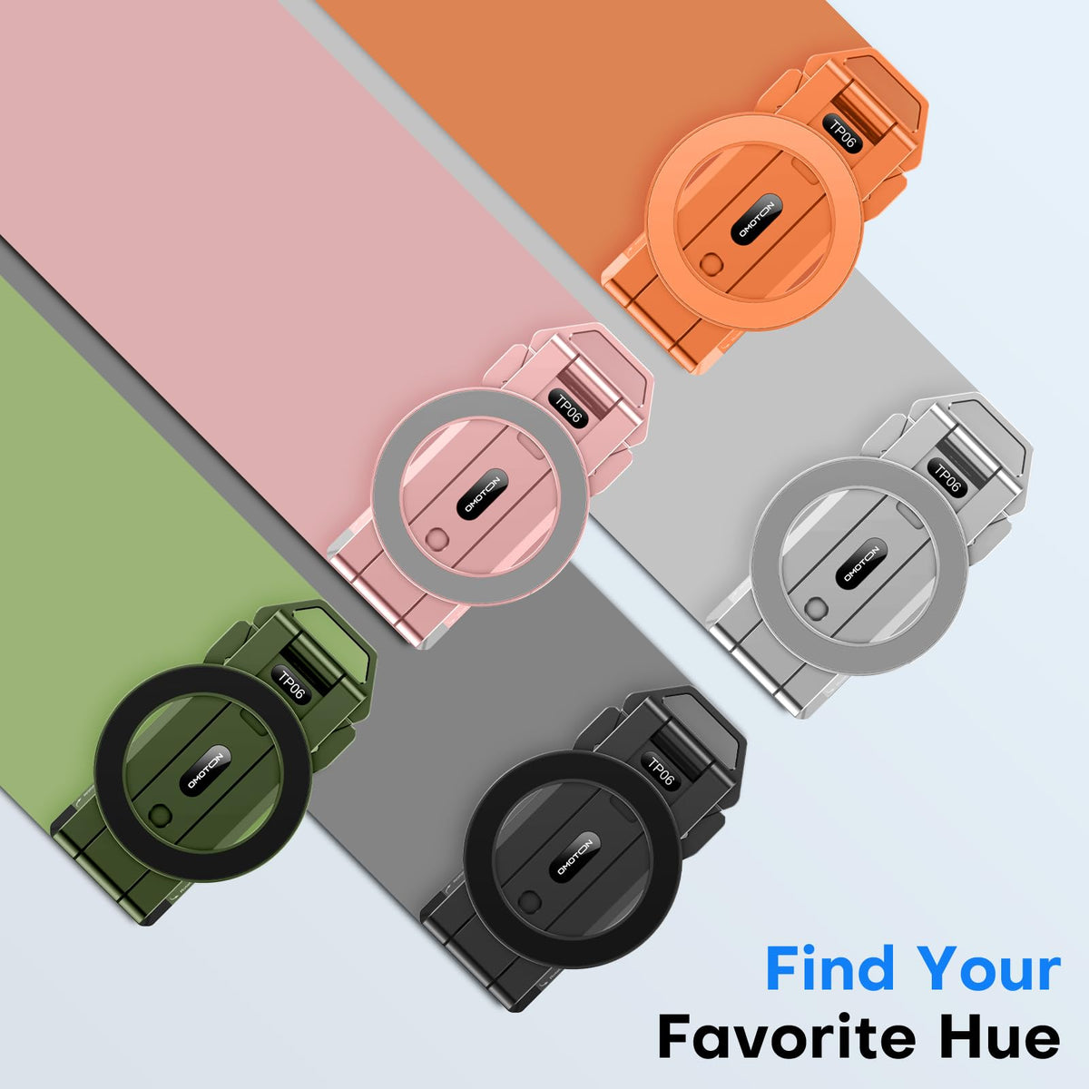OMOTON TP06-E [3-Adjust] Sturdy Compact Magnetic Phone Tripod for iPhone 18
