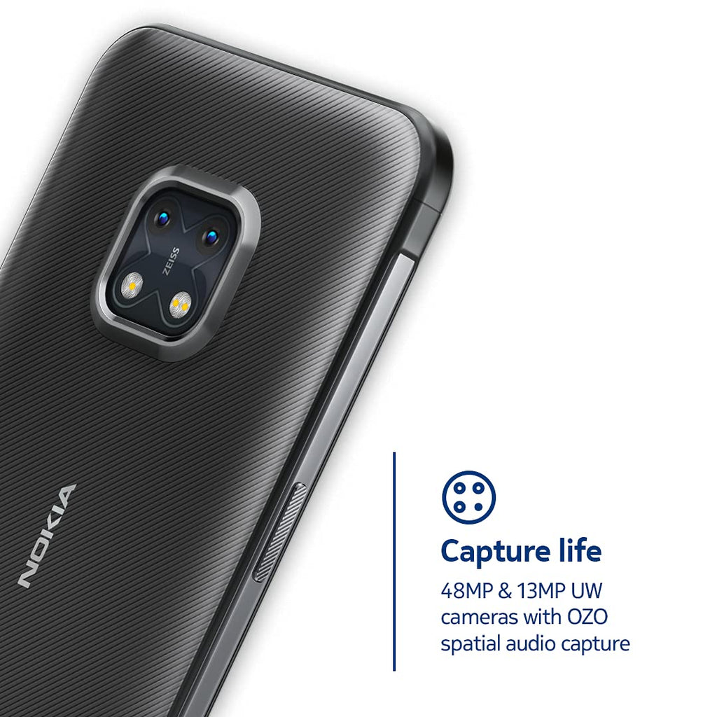 Nokia XR20 5G | Android 11 | Unlocked Smartphone | Dual SIM | 6/128GB | 6.67-Inch Screen | 48MP Dual Camera | Charcoal