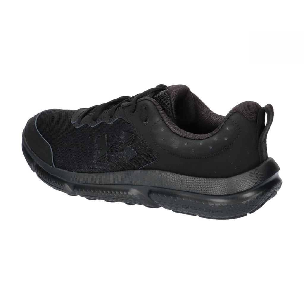 Under Armour Men's Charged Assert 10 Shoes, (002) Black/Black/Black, 11