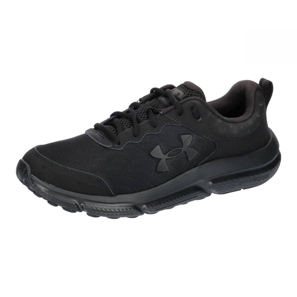 Under Armour Men's Charged Assert 10 Shoes, (002) Black/Black/Black, 11