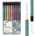 Grabie Erasable Gel Pens, 9 Color 0.7 mm Pens, Rustic Reverie