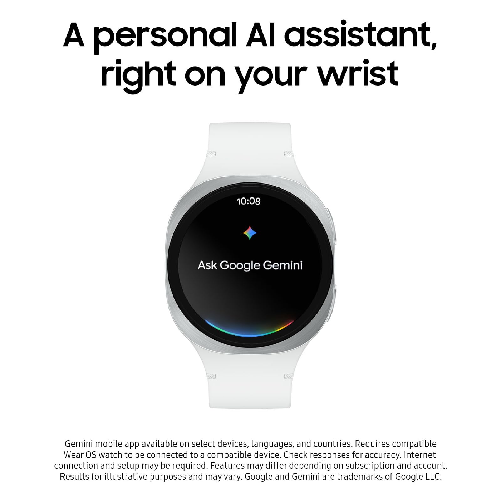 Samsung Galaxy Watch 8 (2025) 44mm Bluetooth Smartwatch, Cushion Design, Fitness Tracker, Sleep Coaching, Running Coach, Energy Score, Heart Rate Tracking, Silver [US Version, 2 Yr Warranty]