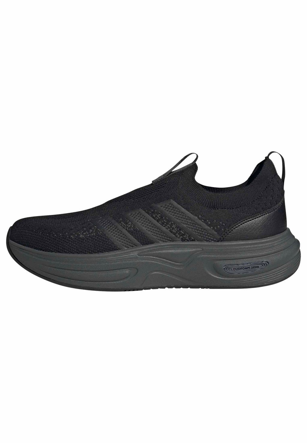 adidas Men's Cloudfoam Cuxxion - Sock, Black/Carbon/Grey, 10.5