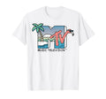 MTV Beach Island Flamingo Logo Vintage Graphic T-Shirt T-Shirt