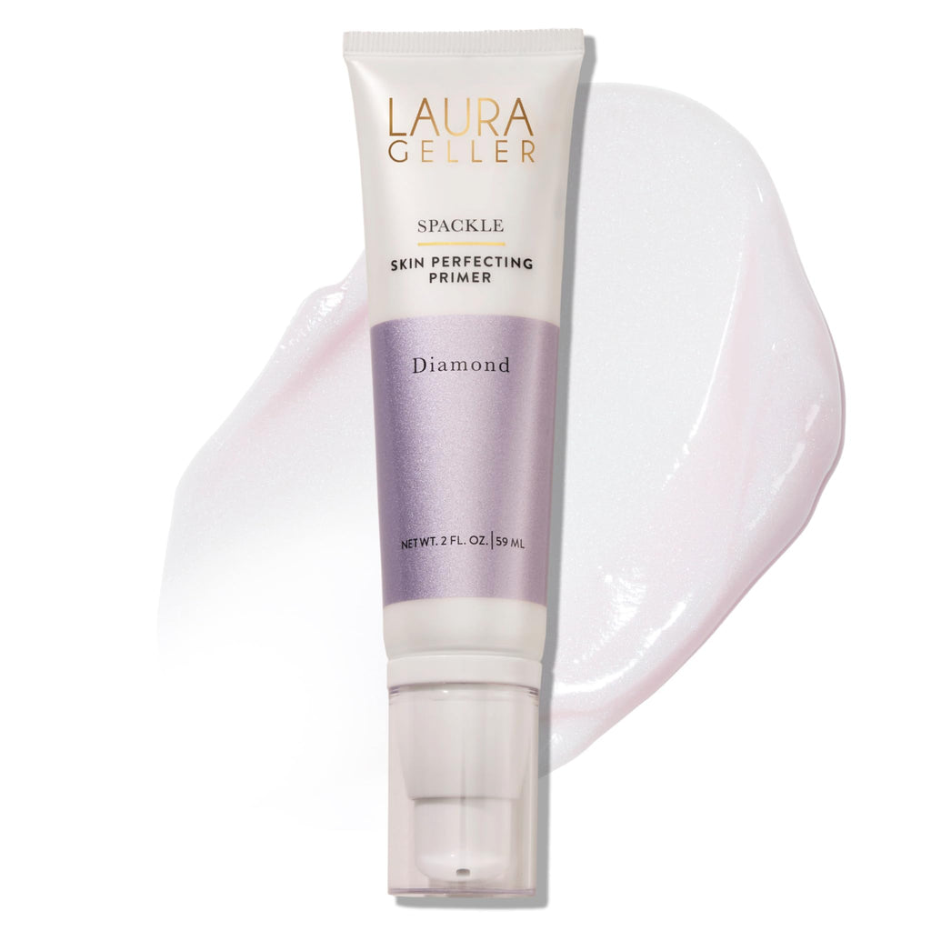 LAURA GELLER NEW YORK Spackle Primer - Diamond - Super-Size 2 Fl Oz - Hyaluronic Acid Makeup Primer for Mature Skin
