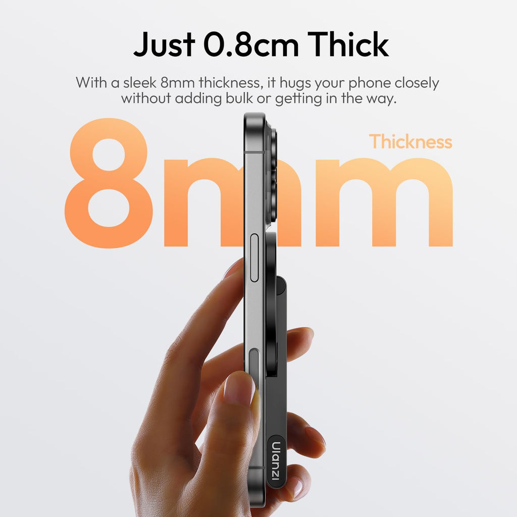 ULANZI MA60 Magnetic Phone Tripod Stand for iPhone, Aluminium Mini Tripod