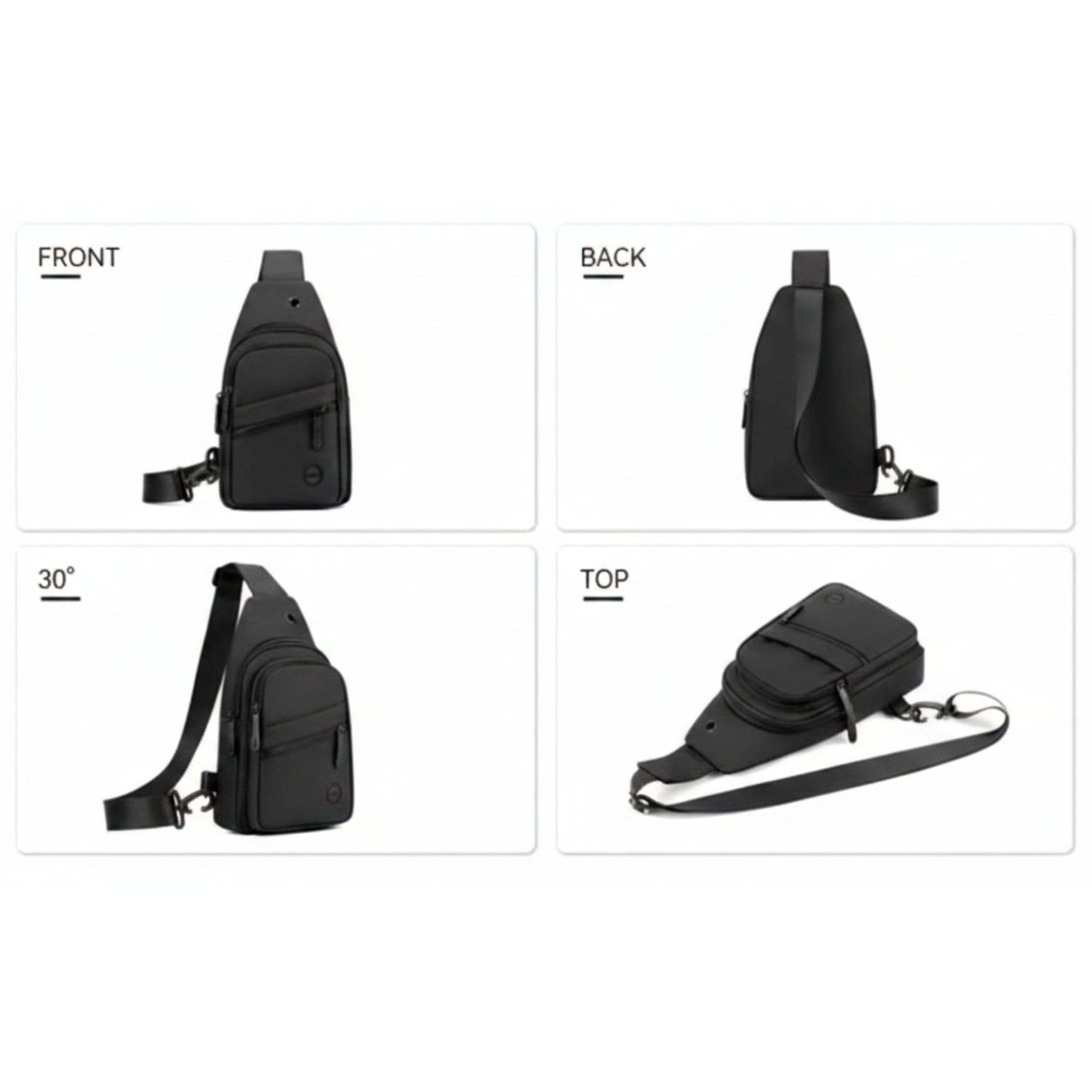 Crossbody Bags for Women Men Trendy Sling Bag Backpack Casual Chest Bag with Convertible Shoulder Strap