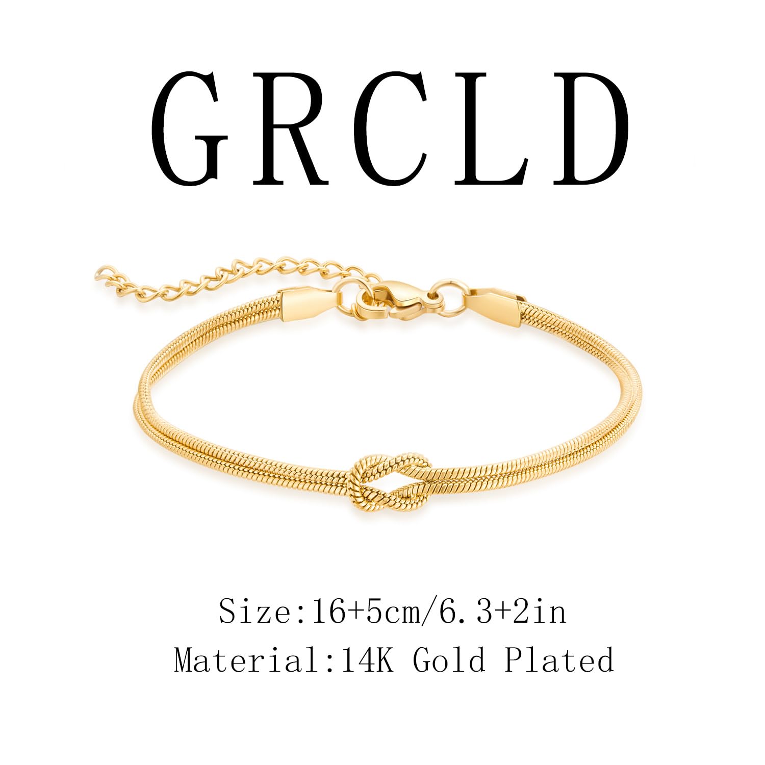 GRCLD Matching Bracelets for Couples Love Knot Bracelet Pinky Promise Soulmate Relationship Friendship Bracelets Forever Infinity Jewelry Gifts for Women Teen Her Him (PROMISE)