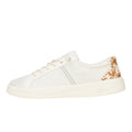 HEYDUDE Karina Metallic Animal Egret Size 5, Women's Shoes, Women's Casual Sneakers, Comfortable & Light-Weight