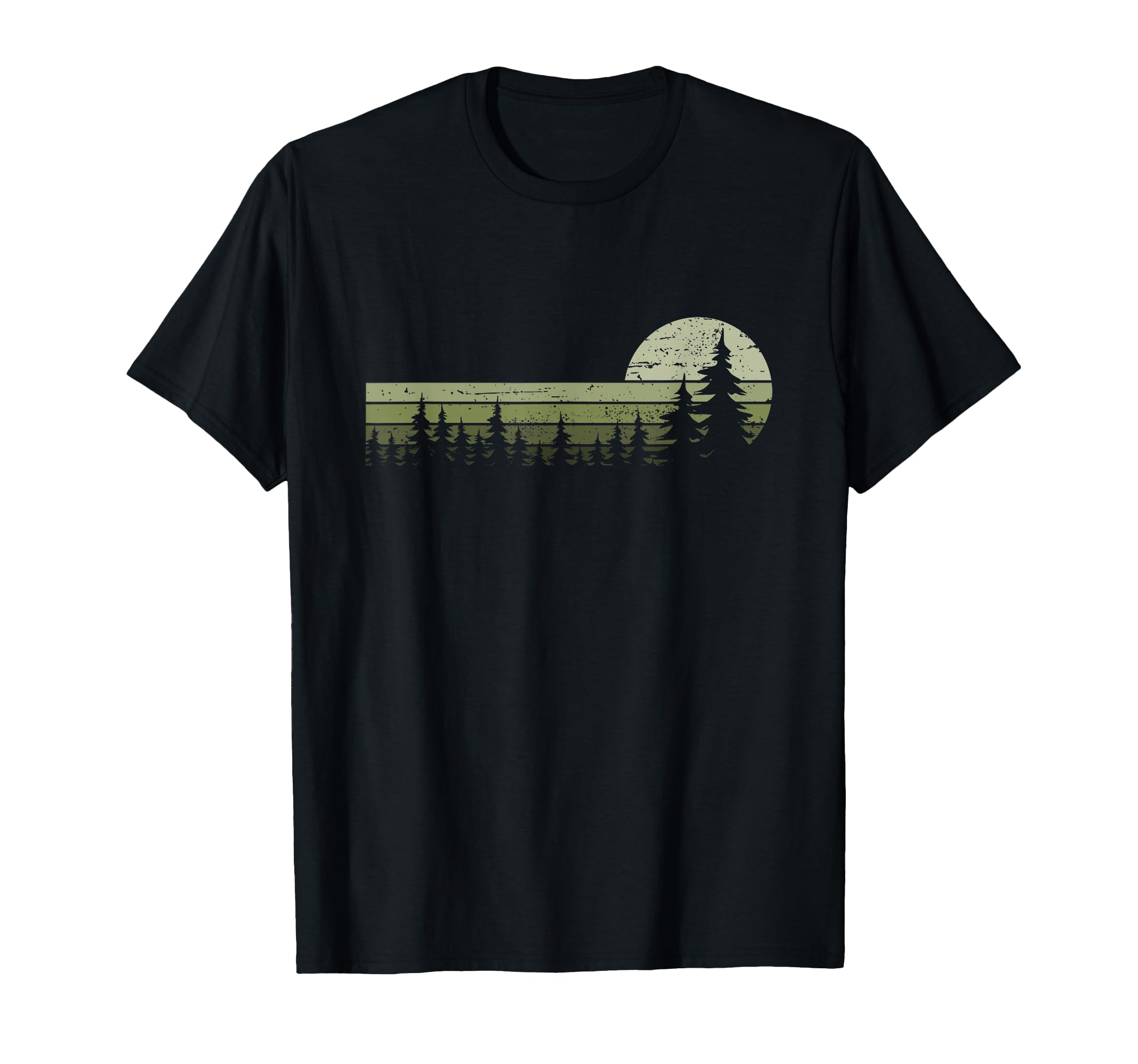Trees Wildlife Nature Vintage Forest T-Shirt