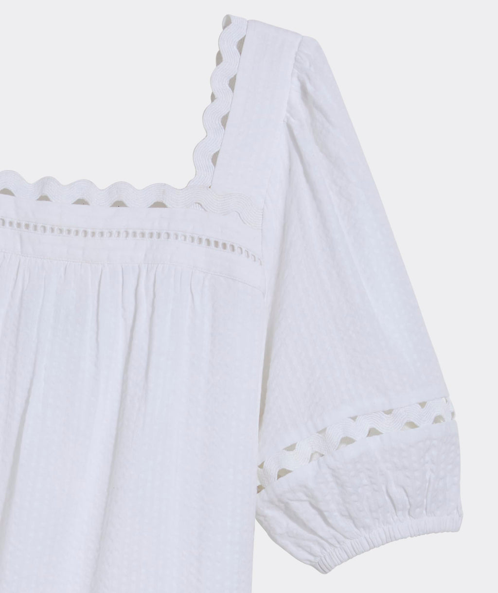 vineyard vines Serena Dress, White, XS