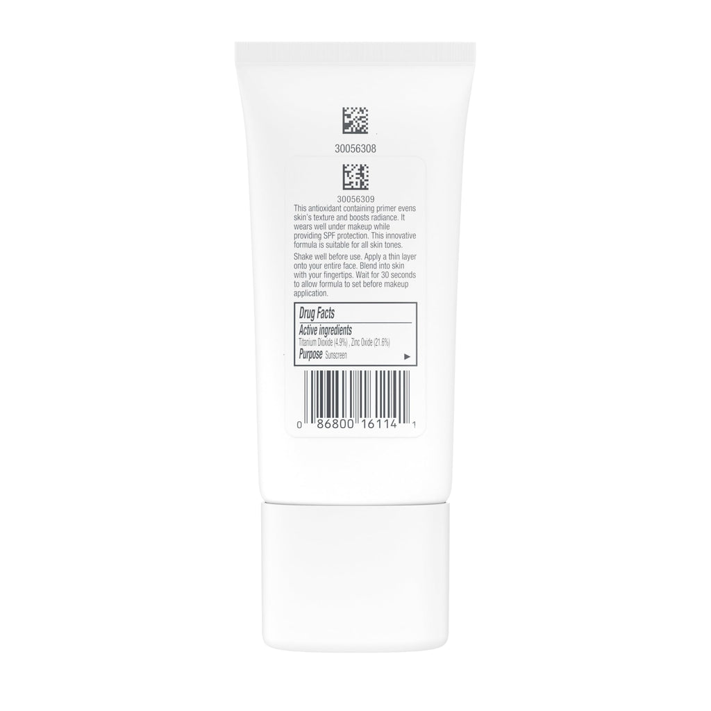 Neutrogena Healthy Skin Invisibly Radiant UV Face Primer with SPF 30, Mineral Sunscreen Makeup Primer, Broad Spectrum SPF 30, Suitable for All Skin Types, 1 fl. oz